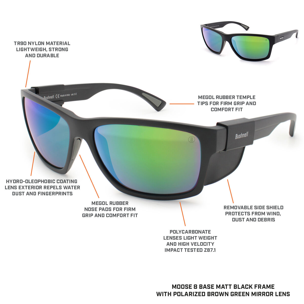 Fishing sunglasses with side shields hotsell